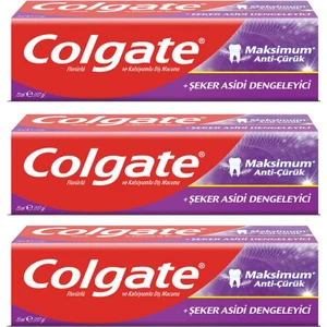 Maksimum Anti Çürük Diş Macunu 75 Ml 3 Adet