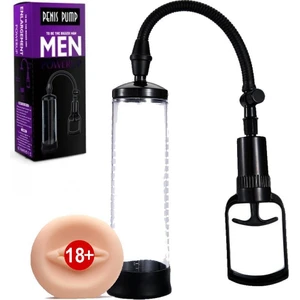 Agor Shop Yeni Nesil Geliştirilmiş Tetik Mekanizmalı Penis Pompası+ Vajina Başlığı