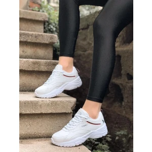 U.S. Polo Assn. Tracey Kalın Taban Beyaz Kadın Sneaker Spor Ayakkabı V4