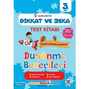 Altın Nokta Yayınevi 3. Sınıf Altın Beyin Dikkat ve Zeka Kitabı
