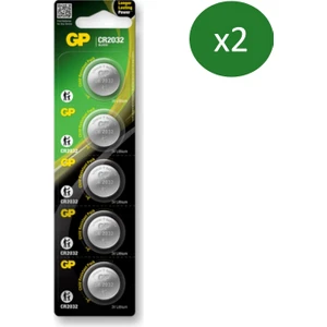 Gp CR2032 3V Lithium 10'lu Kartela