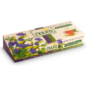 Noura Natural Bardak Poşet Safranlı Yeşil Çay 10 Adet