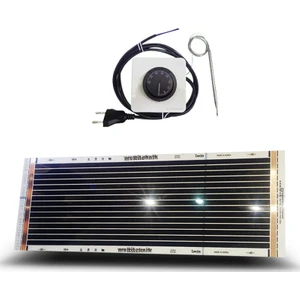Rexva 25X80 Karbon Isıtıcı Film  Analog Gazlı Termostatlı
