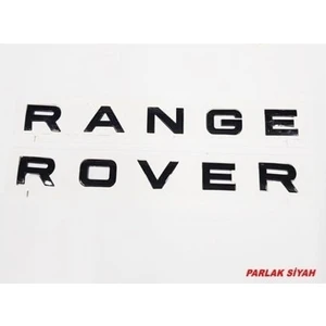Bayland Otomotiv Range Rover Kaput Yazısı Parlak Siyah Evoque 2011 - 2017