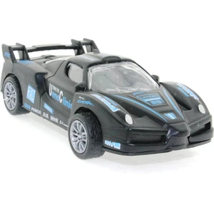 Die Cast Çek Bırak Metal Siyah Yarış Arabası 88