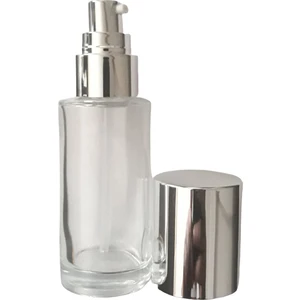 Losyon Ve Krem Şişesi 50 Ml 5 Adet (TEKRAR DOLDURULABİLİR) Boş Şeffaf Gri Kapaklı