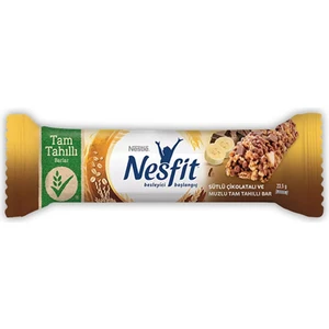 Çikolatalı Muzlu Tam Tahıllı Bar 23,5 gr 16'lı Paket