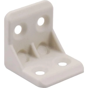 Mobilya Dolap Köşe Bağlantı L Gönye 25X25X25 mm  Krem (10 Adet)