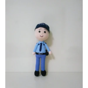 Oyuncak Park Polis Bebek Amigurumi  Oyuncak