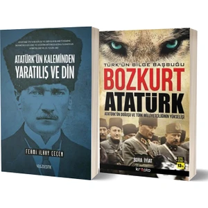 Atatürk’ün Kaleminden Yaratılış ve Din - Bozkurt Atatürk Türk’ün Bilge Başbuğu 2 Kitap Set