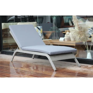 Gri Su Geçirmez Şezlong Minderi