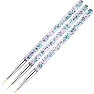 7/9 / 11MM Nail Art Liner Çizim Fırçası - Gümüş (Yurt Dışından)