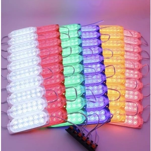 Hazar Led 12 Volt 12 Ledli 2.4 W Düz Flashsız Modül Beyaz (10 Adet)