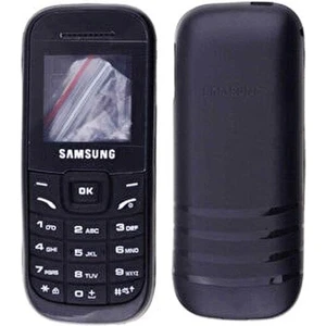 Girex Teknoloji Samsung E1205 (GT-E1205) Kasa Kapak Full Pil Kapağı Siyah