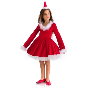 Tameris Kostüm Noel Kız Kostümü Taçlı