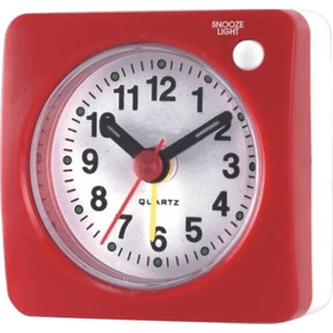 Baosity Oyma Batarya Batarya Küçük Çalar Saat Nightlight Snooze Kırmızı (Yurt Dışından)