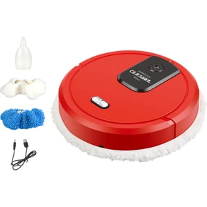 Akıllı Ev Süpürme Robotu Islak ve Kuru Kırmızı Yetenekli (Yurt Dışından)