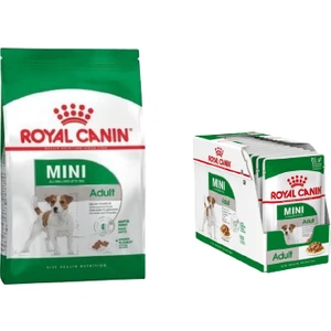 Royal Canın Mını Adult 2 kg + Royal Canın Mını Adult Yaş Mama 12 Adet