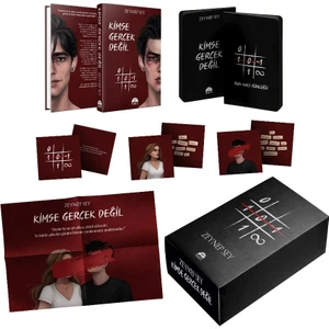 Kimse Gerçek Değil Kutulu (Ciltli) - Zeynep Sey
