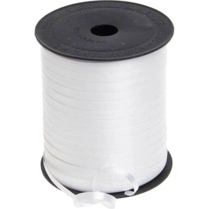 Best Parti 200 Metre Beyaz Renkli Düz Şerit Rafya 8 mm Balon Ipi Plastik Balon Süsleme Kurdelesi