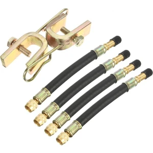 4 Parça Lastik Lastik Vana Uzatma + 2 Parça Kelepçeleri Için Araba Kamyon (Yurt Dışından)