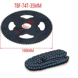 Mini Bisiklet Arka Zincir Dişli 47CC 49CC Cep Bisikleti Atv Için 35MM Arka Dişli Dişli (Yurt Dışından)
