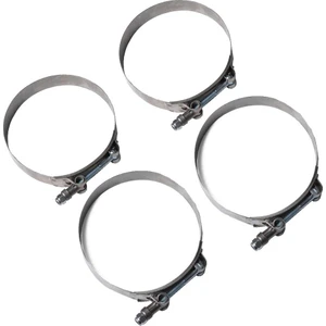 Paslanmaz Çelik T-Bolt Turbo Silikon Hortum Kelepçesi Emme Intercooler 79-87MM (Yurt Dışından)