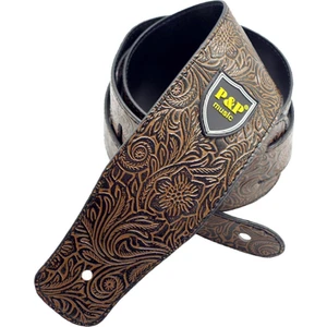 Ayarlanabilir Gitarlar Bas Kayışı Kemer Dize Cihazı Yedek Parçaları Kahverengi( Yurt Dışından)