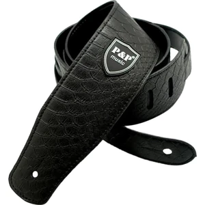 Ayarlanabilir Gitar Bas Kayışı Kemer Dize Cihazı Yedek Parçaları Siyah( Yurt Dışından)