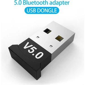 Guangdong Spirit USB Bluetooth 5.0 Adaptörü V5.0 Kablosuz Bluetooth Dongle Müzik Alıcısı Adaptörü Pc Dizüstü Bilgisayar Için Bluetooth Dönüştürücü 【hazır Stok】   (Yurt Dışından)