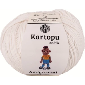 Amigurumi Pamuklu Oyuncak Örgü Ipliği Ekru K011 50 gr