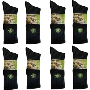Flaş Tactical 8'li  Bambu Mevsimlik Uzun Konçlu Çorap Acemi ve Bedelli Askeri Malzeme