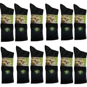 Flaş Tactical 12'li  Bambu Mevsimlik Uzun Konçlu Çorap Acemi ve Bedelli Askeri Malzeme