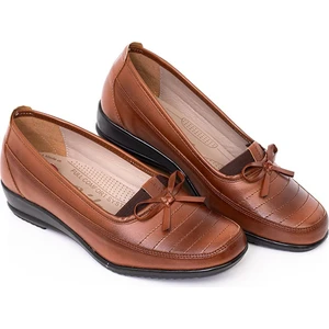 TRZ008 Içi  Deri Topuk Jelli Ortopedik Günlük Anne Ayakkabısı