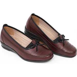 TRZ008 Içi  Deri Topuk Jelli Ortopedik Günlük Anne Ayakkabısı