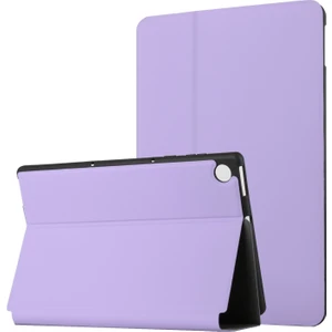 xPhone Store Lenovo Tab M10 Plus TB-X606F/X606X Için Standlı Iki Katlı Düz ​​renkli Deri Kılıf (Yurt Dışından)
