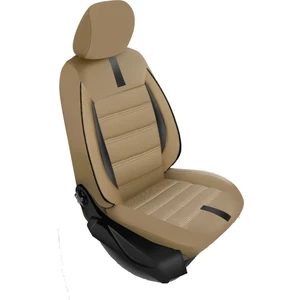 Nice Shop Volkswagen Jetta Uyumlu Koltuk Kılıfı Mirage Serisi - Bej