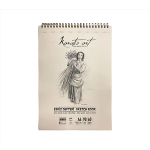 Keskin Color Keskin Karatis Sketck Book Spiralli A4 Eskiz Bloğu
