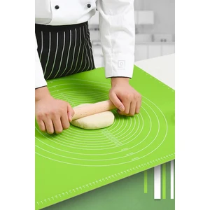 Pratik Hamur Açma Yoğurma Matı Silikon Ölçekli Kesme Baklava Börek Ekmek Mantı Makarna Hamur Yoğurma