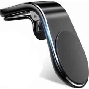 Carub Mıknatıslı Telefon Tutucu L Tipi Siyah