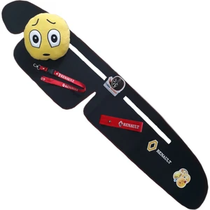 Tusba Market Renault Broadway R9/11 Spring Fairway Flash Nakışlı Göğüs Torpido Halısı / Oto Emoji Yastık + Aksesuar