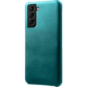 Galaxy S22 5g Pu Deri Yüzey Kaplı Pc Telefon Kılıfı  - Yeşil (Yurt Dışından)