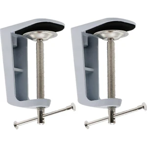 2 Adet Ayarlanabilir Kol Kelepçe Masa Lambası Klip Döner Kilit Tutucu Metal Stand (Yurt Dışından)