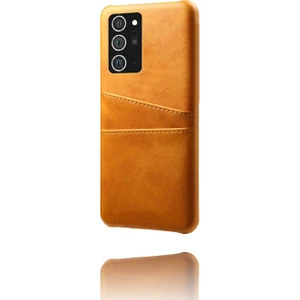 Galaxy Note 20 Ultra / 20 Ultra 5g Için Çift Kart Yuvalı Pu Deri + Pc Telefon Kılıfı (Yurt Dışından)