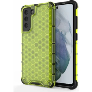 Galaxy S21 Fe Için Petek Desenli Darbeye Dayanıklı Tpu + Pc Hibrit Telefon Kılıfı (Yurt Dışından)
