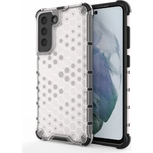 Galaxy S21 Fe Için Petek Desenli Darbeye Dayanıklı Tpu + Pc Hibrit Telefon Kılıfı (Yurt Dışından)