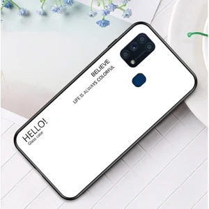 Galaxy M31 Için Gradyan Renkli Temperli Cam + Pc + Tpu Telefon Kılıfı (Yurt Dışından)