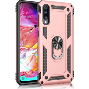 Galaxy A70 Için Hibrit Pc + Tpu Tutma Halkalı Telefon Kılıfı (Yurt Dışından)