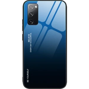 Galaxy S20 Fe / S20 Fan Edition / S20 Fe 5g / S20 Fan Edition 5g Için Gradyan Renkli Temperli Cam + Tpu Telefon Kılıfı (Yurt Dışından)