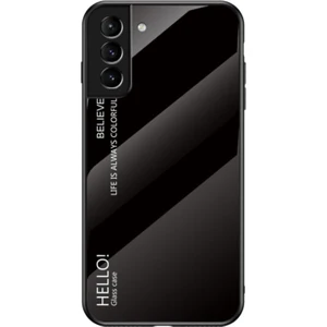 Galaxy S22 5g Için Gradyan Renkli Temperli Cam + Pc + Tpu Telefon Kılıfı (Yurt Dışından)